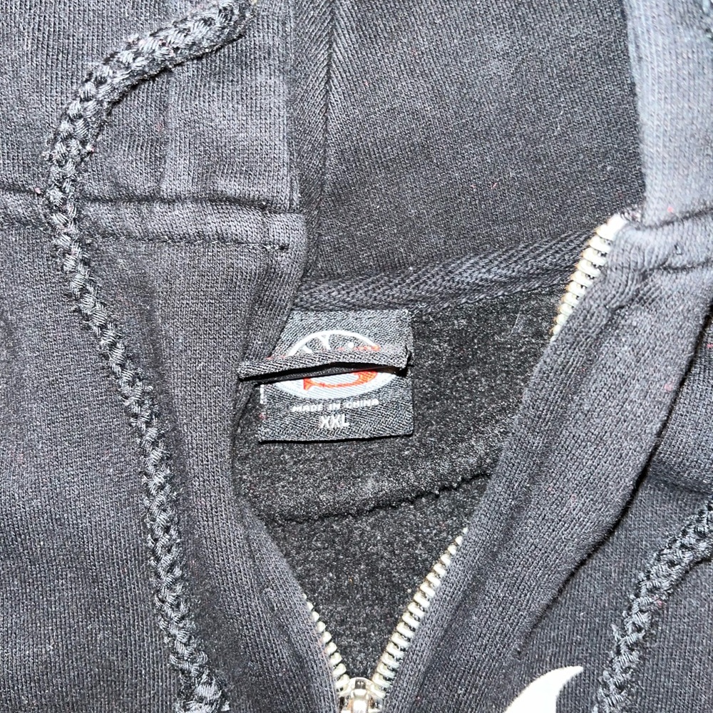 Black Zip-Up Hoodie - Picture 2 of 2